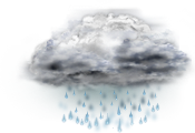 Dull, slightly rain