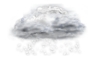 Dull, moderate snowfall